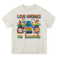 Cream pride gnomies Heavy Core Tee - texasbilliewilder