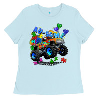 Baby Blue monster truck au some Ladies Tee - Zillion Design Studio