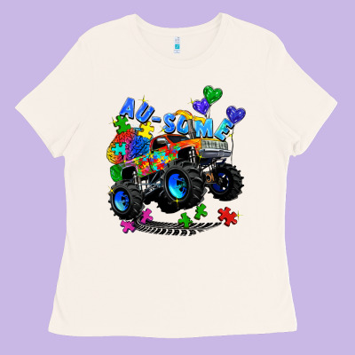 Monster Truck Au Some Ladies Tee Designed By Zillion Design Studio