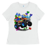 White monster truck au some Ladies Tee - Zillion Design Studio