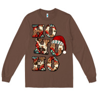 Chestnut ho ho ho western christmas Long Sleeve Tee - Jasminsmagicworld