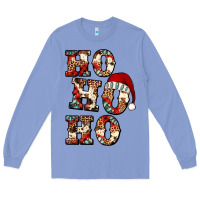 Colony Blue ho ho ho western christmas Long Sleeve Tee - Jasminsmagicworld