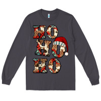 Smoke ho ho ho western christmas Long Sleeve Tee - Jasminsmagicworld