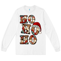 White ho ho ho western christmas Long Sleeve Tee - Jasminsmagicworld