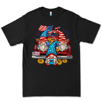 Black 4th of july gnomes farm truck Premium Tee - Zillion Design Studio