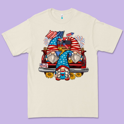 4th Of July Gnomes Farm Truck Premium Tee Designed By Zillion Design Studio