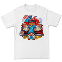 White 4th of july gnomes farm truck Premium Tee - Zillion Design Studio
