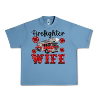 Pebble Blue firefighter wife Urban Heavy Tee - Artiststas