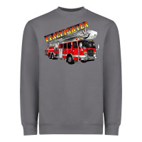 Storm firefighter fire truck Heavyweight Sweatshirt - Artiststas