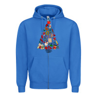 Teacher Christmas Tree Zipper Hoodie | Teevron