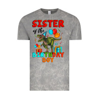 Cloud Rock sister of the birthday boy t rex Vintage Tee - Artiststas