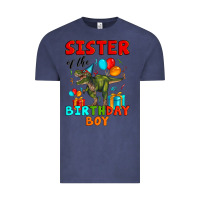 Vintage Denim sister of the birthday boy t rex Vintage Tee - Artiststas