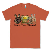 Copper Peace Love Meerkats Classic Tee - LillyAllenDesigns