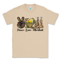 Mushroom Peace Love Meerkats Classic Tee - LillyAllenDesigns