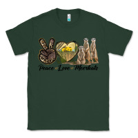 Sports Green Peace Love Meerkats Classic Tee - LillyAllenDesigns