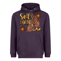 Plum black woman self love nails Heavyweight Hoodie - Artiststas