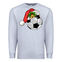 Heather Grey Christmas sports Premium Sweatshirt - BarkalooDesign