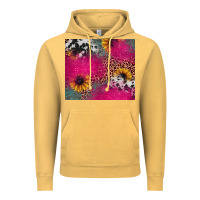 Vintage Mustard pink glitter leopard cowhide Vintage Hoodie - JahusDesignShop