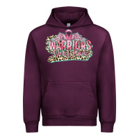 Mauve Wine warriors wear pink breast cancer Urban Hoodie - CowGirlArtShop