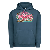 Pigment Midnight Navy warriors wear pink breast cancer Urban Hoodie - CowGirlArtShop