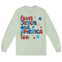 Matcha love jesus and america too Long Sleeve Tee - JahusDesignShop