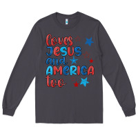 Smoke love jesus and america too Long Sleeve Tee - JahusDesignShop