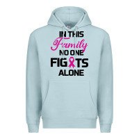 Blue Mist In This Family No One Fights Alone Premium Hoodie - Bettercallsaul
