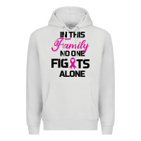 Dove Grey In This Family No One Fights Alone Premium Hoodie - Bettercallsaul