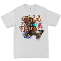 Dove Grey wild and free Premium Tee - Zillion Design Studio