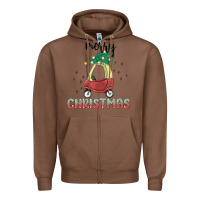 Chestnut merry christmas kids car Zipper Hoodie - MaliasSmallBusiness