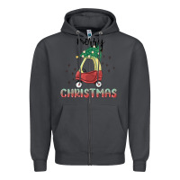 Smoke merry christmas kids car Zipper Hoodie - MaliasSmallBusiness