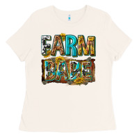 Bone western farm babe Ladies Tee - texasbilliewilder