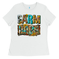 White western farm babe Ladies Tee - texasbilliewilder