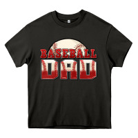 Asphalt baseball dad Heavy Core Tee - Zillion Design Studio
