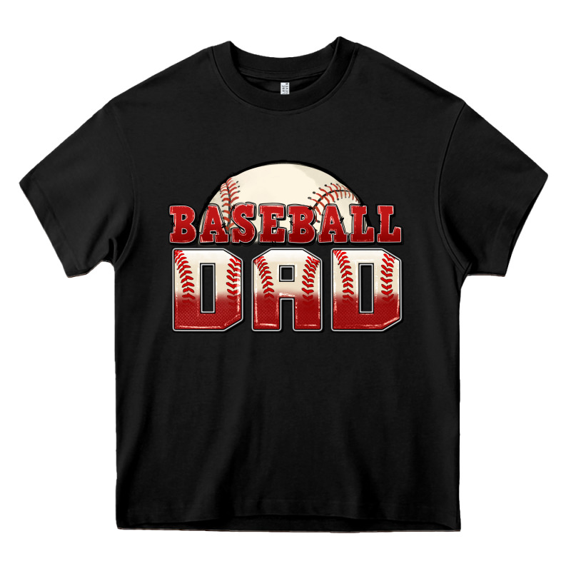Baseball Dad Heavy Core Tee by Zillion Design Studio | Teevron