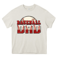 Cream baseball dad Heavy Core Tee - Zillion Design Studio