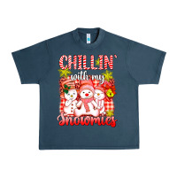 Midnight Navy chillin  with my red snowmies Urban Heavy Tee - AdoDesignShop