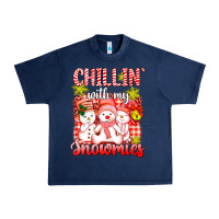 Navy chillin  with my red snowmies Urban Heavy Tee - AdoDesignShop