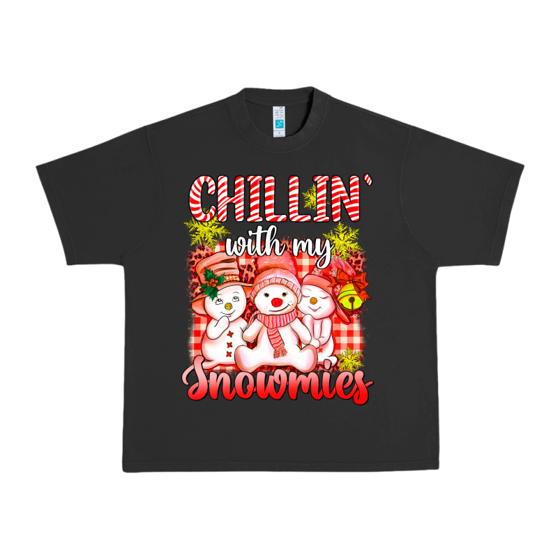 Chillin  With My Red Snowmies Urban Heavy Tee by AdoDesignShop | Teevron