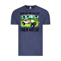 Vintage Denim they see me rollin' they hattin' Vintage Tee - Artiststas