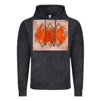 Orange Glitter Vintage Hoodie | Teevron