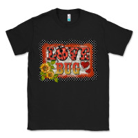 Black ladybug  love bug backround Classic Tee - BarkalooDesign