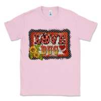 Bubblegum Pink ladybug  love bug backround Classic Tee - BarkalooDesign