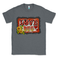 Charcoal Heather ladybug  love bug backround Classic Tee - BarkalooDesign