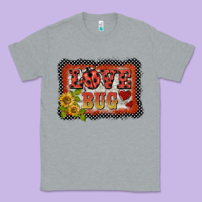 Ladybug  Love Bug Backround Classic Tee Designed By Barkaloodesign