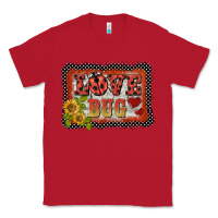 Red ladybug  love bug backround Classic Tee - BarkalooDesign
