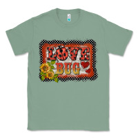 Sage ladybug  love bug backround Classic Tee - BarkalooDesign