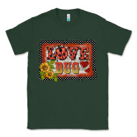 Sports Green ladybug  love bug backround Classic Tee - BarkalooDesign