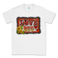 White ladybug  love bug backround Classic Tee - BarkalooDesign