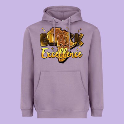 Black Excellence Heavyweight Hoodie Designed By Artiststas